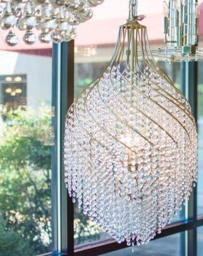 Upscale crystal lighting